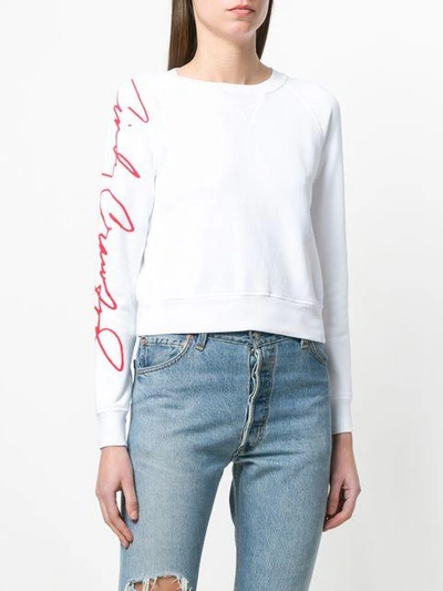 Shop Re/done Cindy Crawford Jumper - White