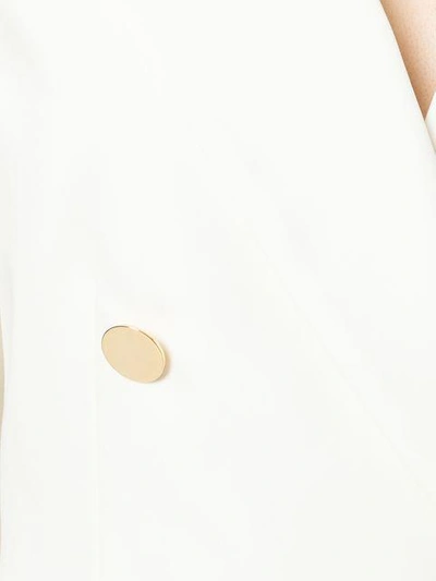 Shop Stella Mccartney Double-breasted Blazer In White