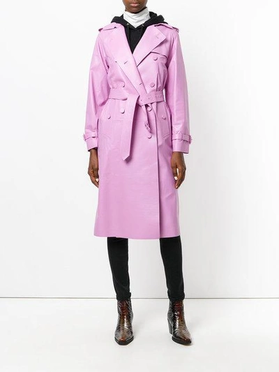Shop Valentino Trench Coat - Pink
