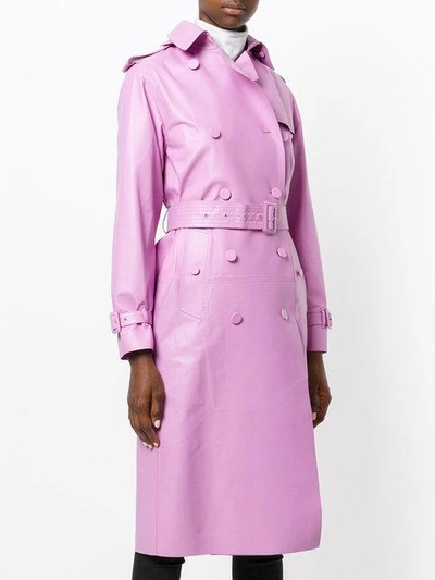 Shop Valentino Trench Coat - Pink