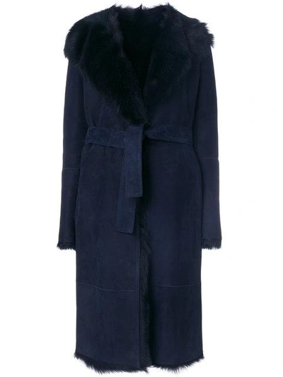 Shop Joseph Toscana Lima Coat In Blue