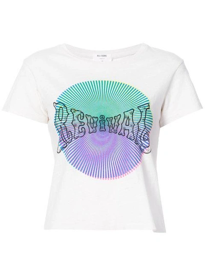 Shop Re/done Revival T-shirt - White