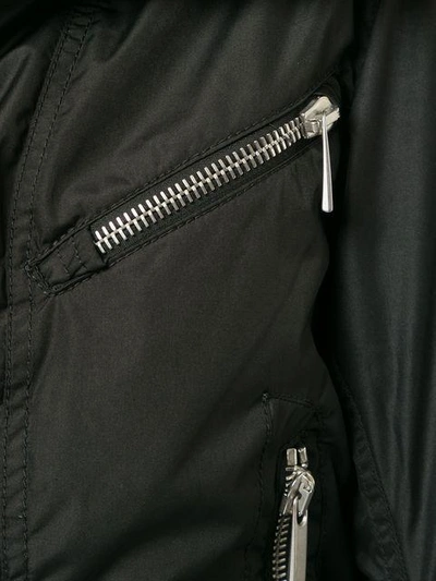 Shop Kru High Tech Padded Jacket In Black