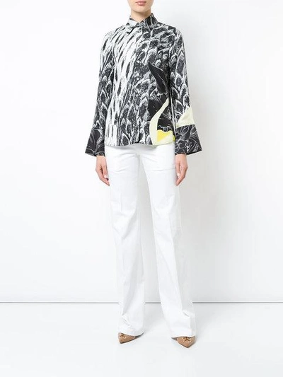 Shop Derek Lam Long Sleeve Button-down Shirt - Multicolour