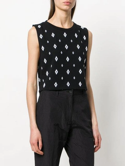 Shop Marcelo Burlon County Of Milan Cross Tank Top In Black