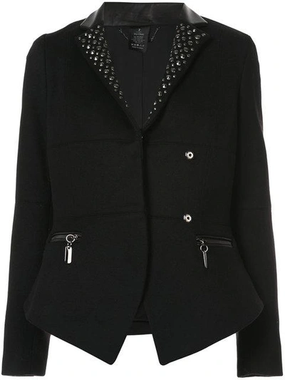 Shop Thomas Wylde Studded Blazer In Black