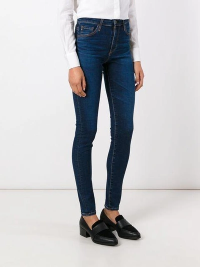 Shop Ag 'farrah' Skinny Jeans In Blue