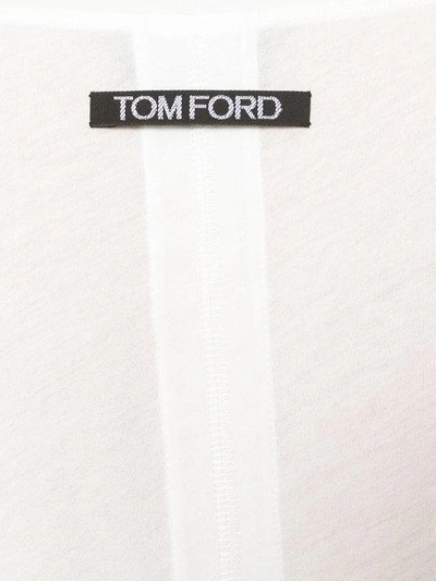 Shop Tom Ford Long-sleeved T-shirt In White