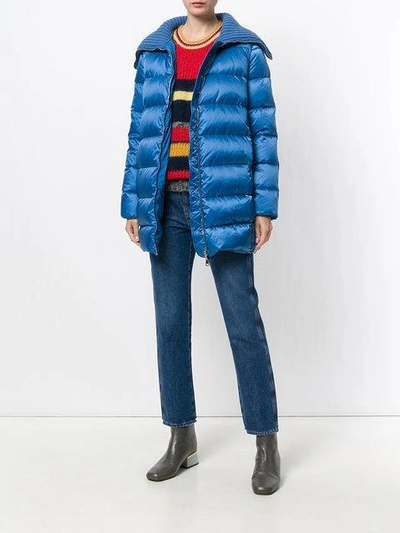 Shop Moncler Laburnum Coat - Blue