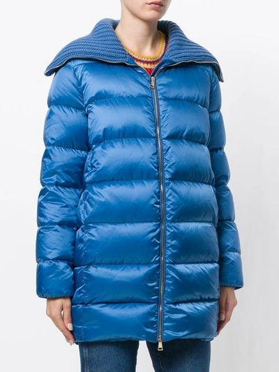 Shop Moncler Laburnum Coat - Blue