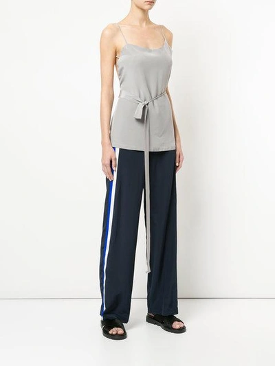 Shop Kacey Devlin Asymmetric Cami Wrap - Grey