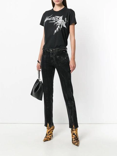 Shop Givenchy World Tour Printed T-shirt - Black