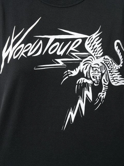 Shop Givenchy World Tour Printed T-shirt - Black