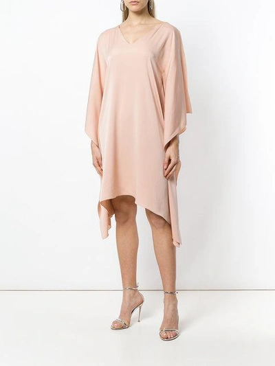 Shop Vionnet One-shoulder Dress - Neutrals
