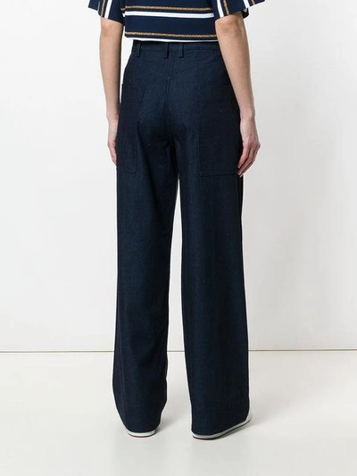 Shop Cedric Charlier Wide-leg Jeans In 0290