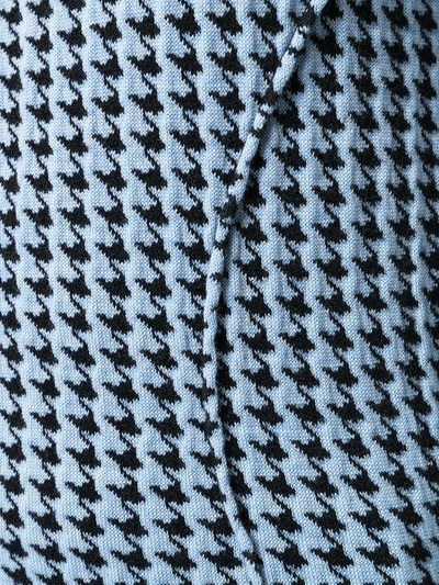 Shop Marni Dogtooth Jumper In Blue