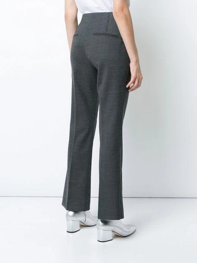 Shop Helmut Lang High Waisted Tailored Trousers - Grey