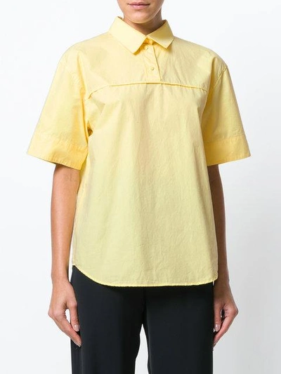 Shop Cedric Charlier Half Sleeve Shirt