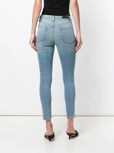 Shop J Brand Alana High Rise Cropped Jeans - Blue