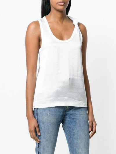 Shop Alexander Wang T Combined Tank Top In White