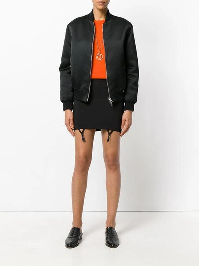 Shop Murmur Suspender Skirt - Black