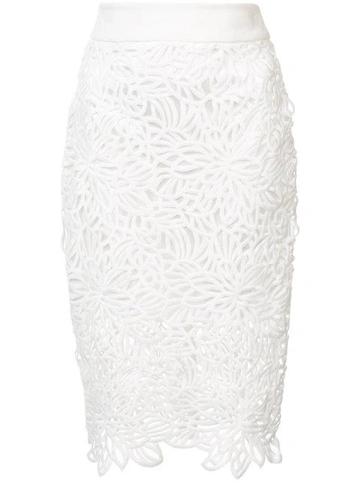 Shop Milly Lace Pencil Skirt