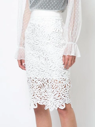 Shop Milly Lace Pencil Skirt