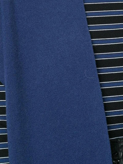 Shop Michael Kors Sleeveless Boxy Cardigan In Blue