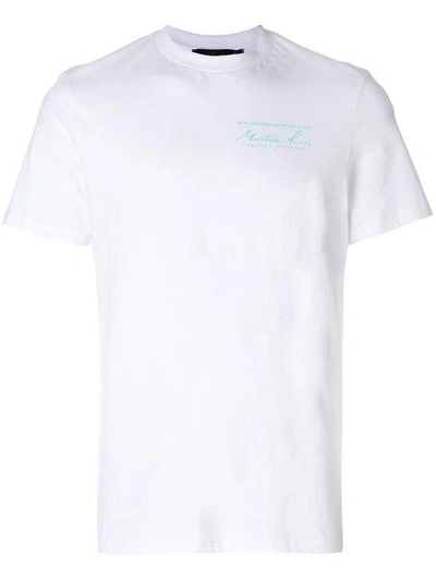 Shop Martine Rose Logo Patch T-shirt - White