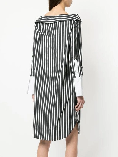 Monographie Classic Off Shoulder Dress In Black