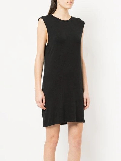 Shop Kacey Devlin Collapse Back Mini Dress - Black