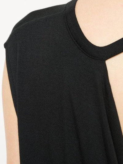 Shop Kacey Devlin Collapse Back Mini Dress - Black