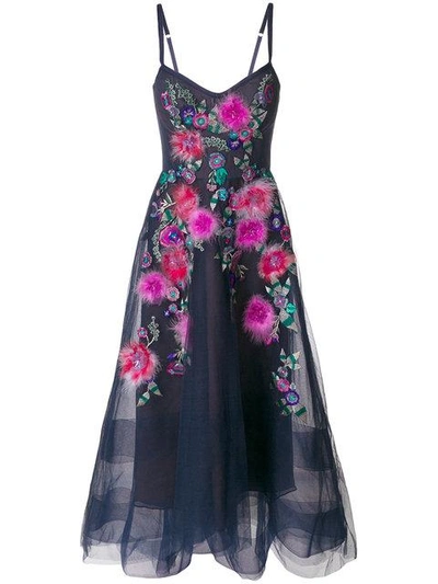 floral embellished gown