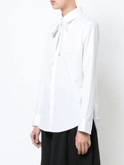 Shop Y's Tie Front Shirt - White