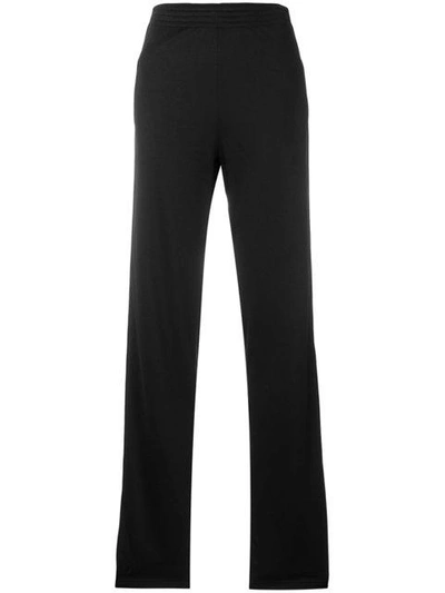Shop Givenchy Logo Trim Track Pants In Black