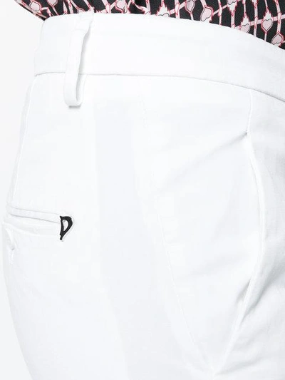 Shop Dondup Slim-fit Trousers - White