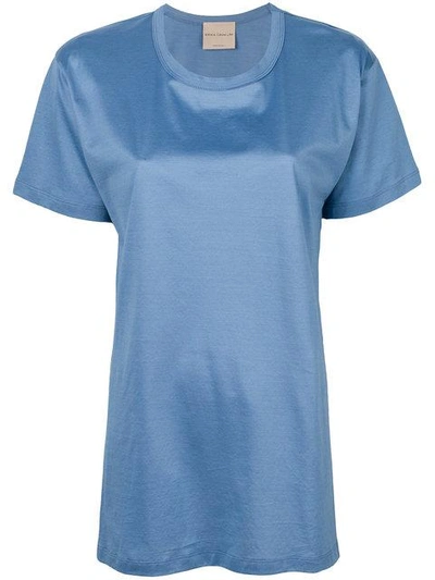 Shop Erika Cavallini Loose Fit T-shirt - Blue