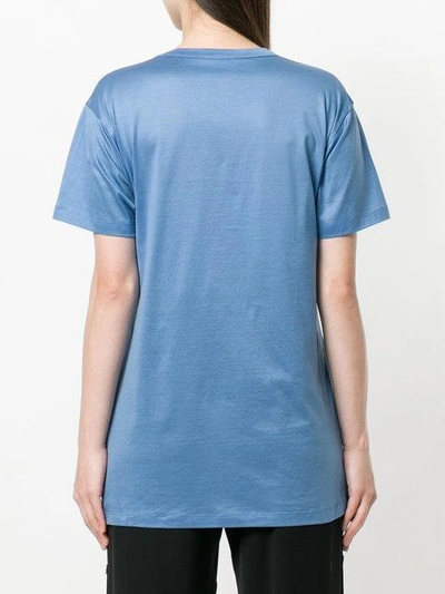 Shop Erika Cavallini Loose Fit T-shirt - Blue