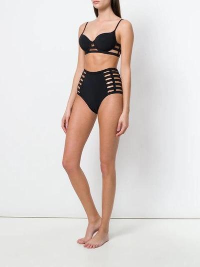 Shop Moeva Nora Bikini Set In Black