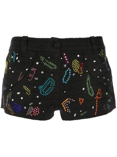 Shop Andrea Bogosian Embellished Shorts