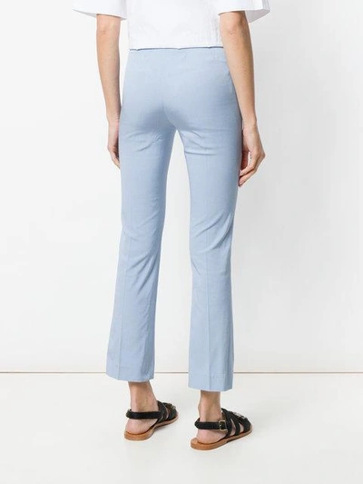 Shop Même Classic Cropped Trousers In Blue