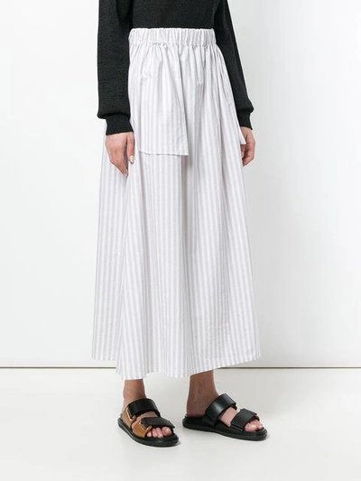 Shop Cristaseya Striped Maxi Skirt