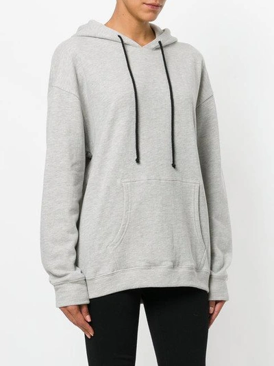 Shop Adaptation Embroidered Oversized Hoodie - Grey