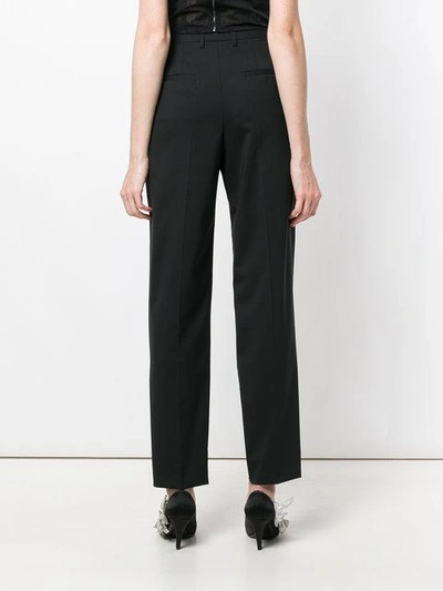 Shop Dolce & Gabbana High Waisted Trousers - Black
