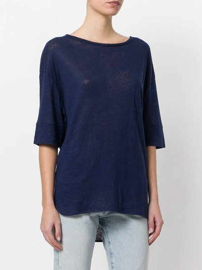 Shop Woolrich Loose Fit T-shirt - Blue