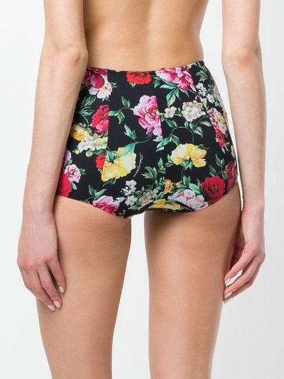 Shop Dolce & Gabbana Floral Print Bikini Bottoms