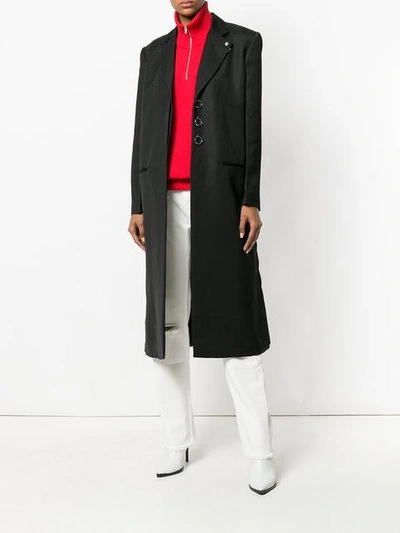 Shop Alyx Single Breasted Coat In Black