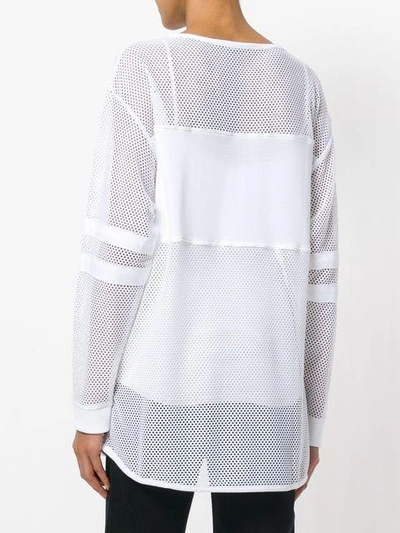 Shop Puma X Sophia Webster Mesh Holographic Logo Top In White