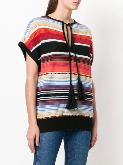 Shop Laneus 'mexico' T-shirt In Multicolour