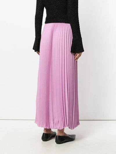 Shop Valentino Pleated Maxi Skirt